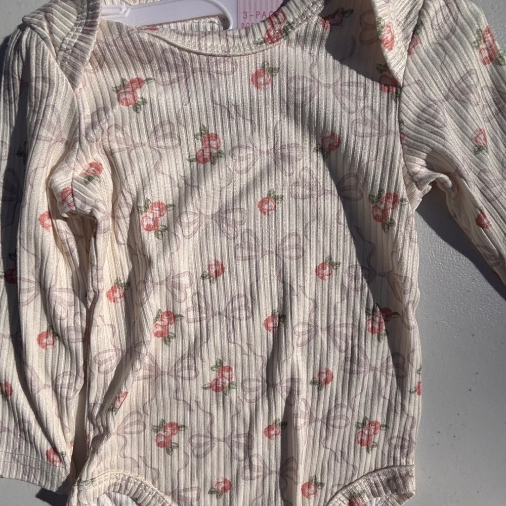 Cozy Couture Baby Bodysuit Set 6-9m Pink Purple Bamboo Tutu Floral NWT 3pc - Picture 11 of 11